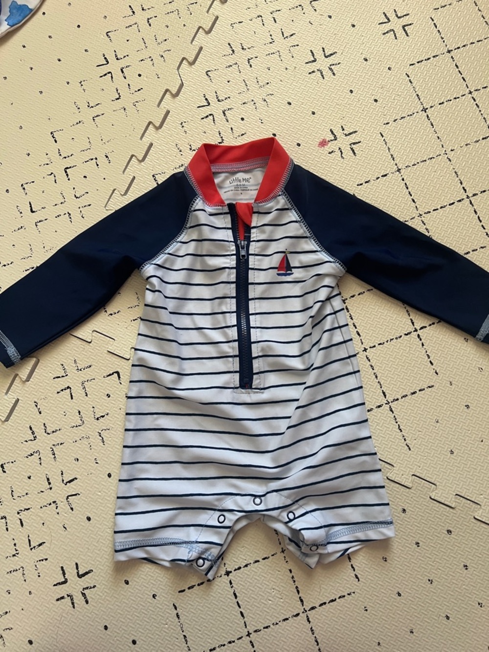 Little Me 9 month rash guard